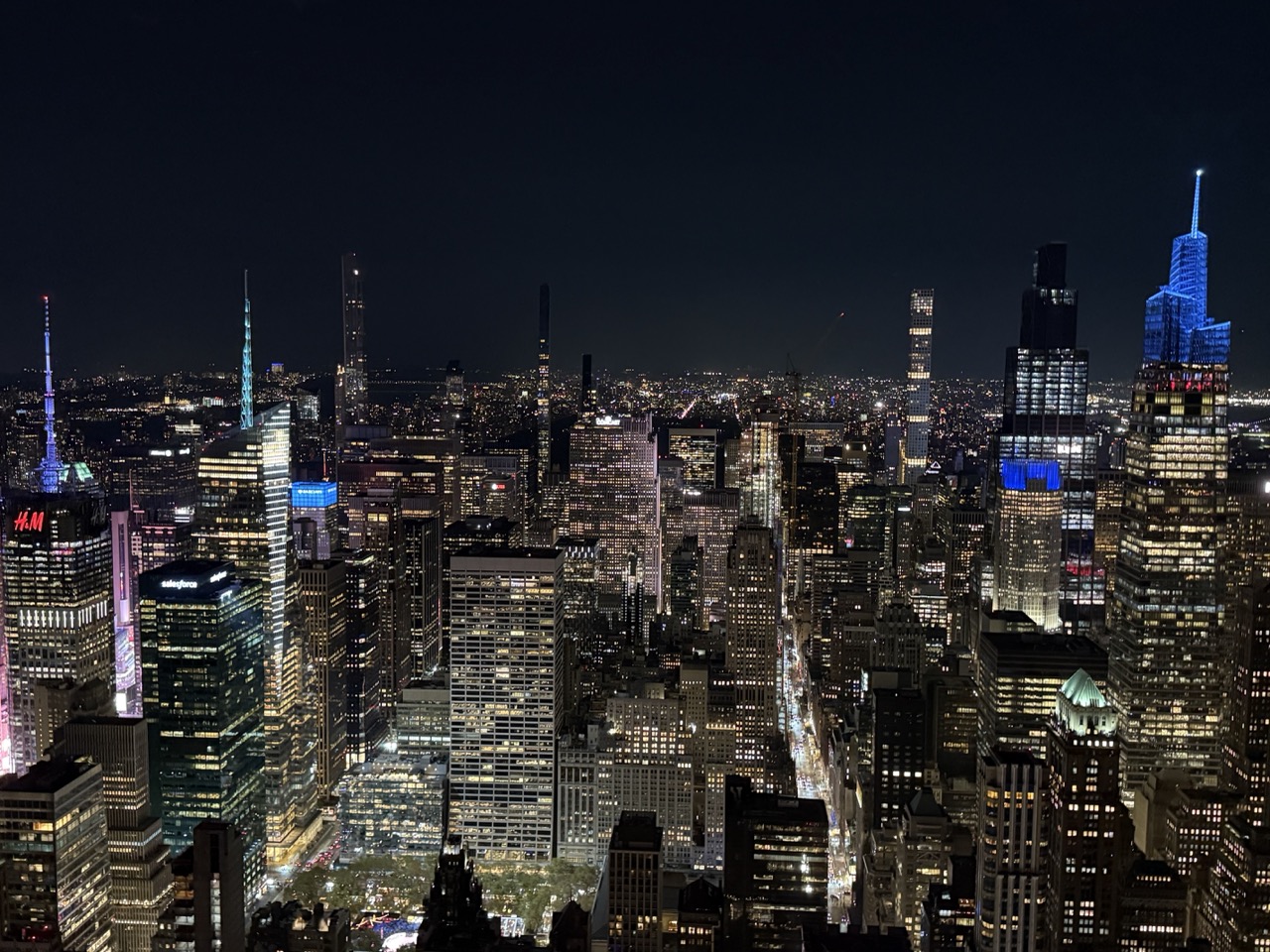 Empire State Building at night