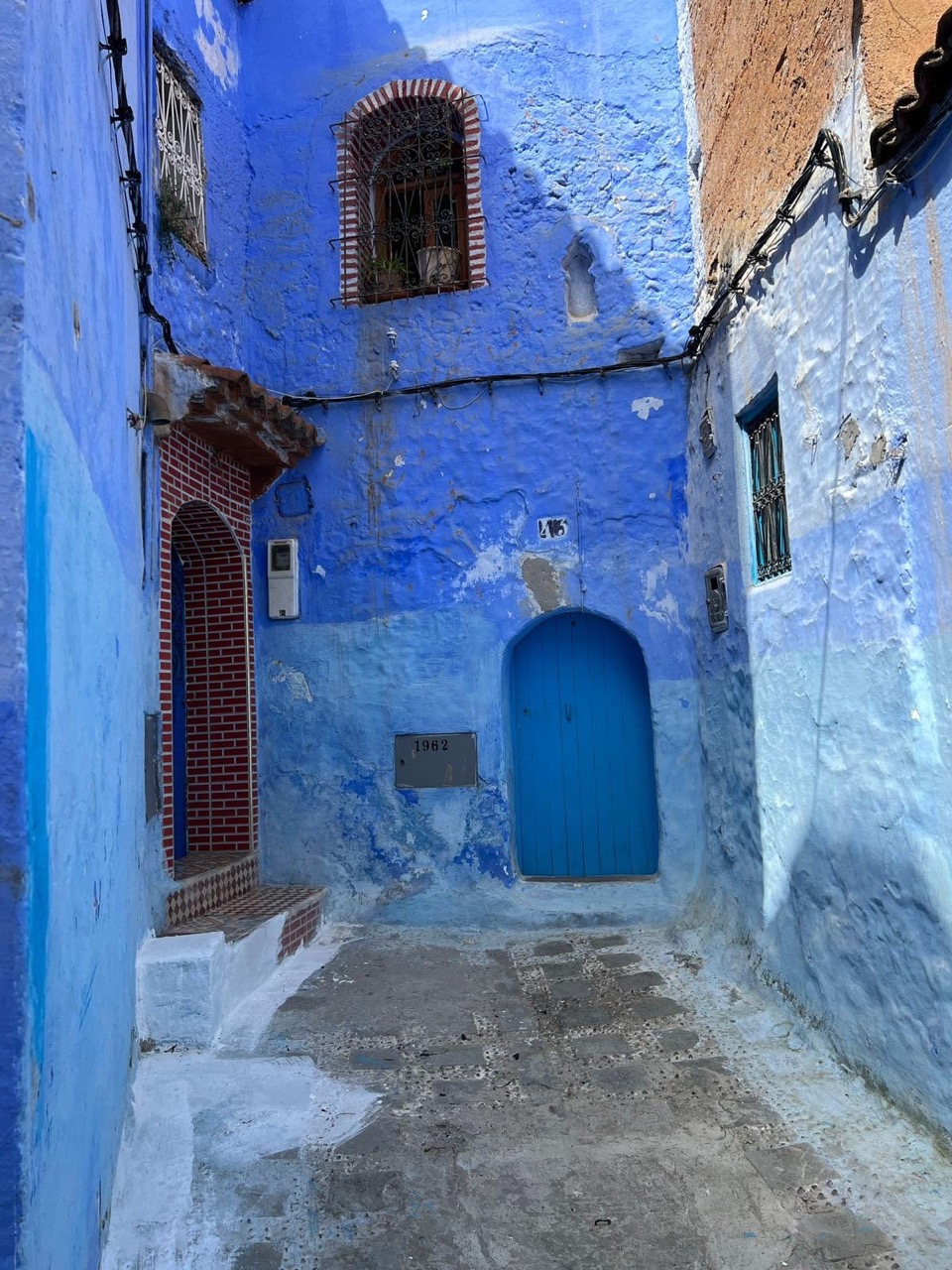 Street in Blue city