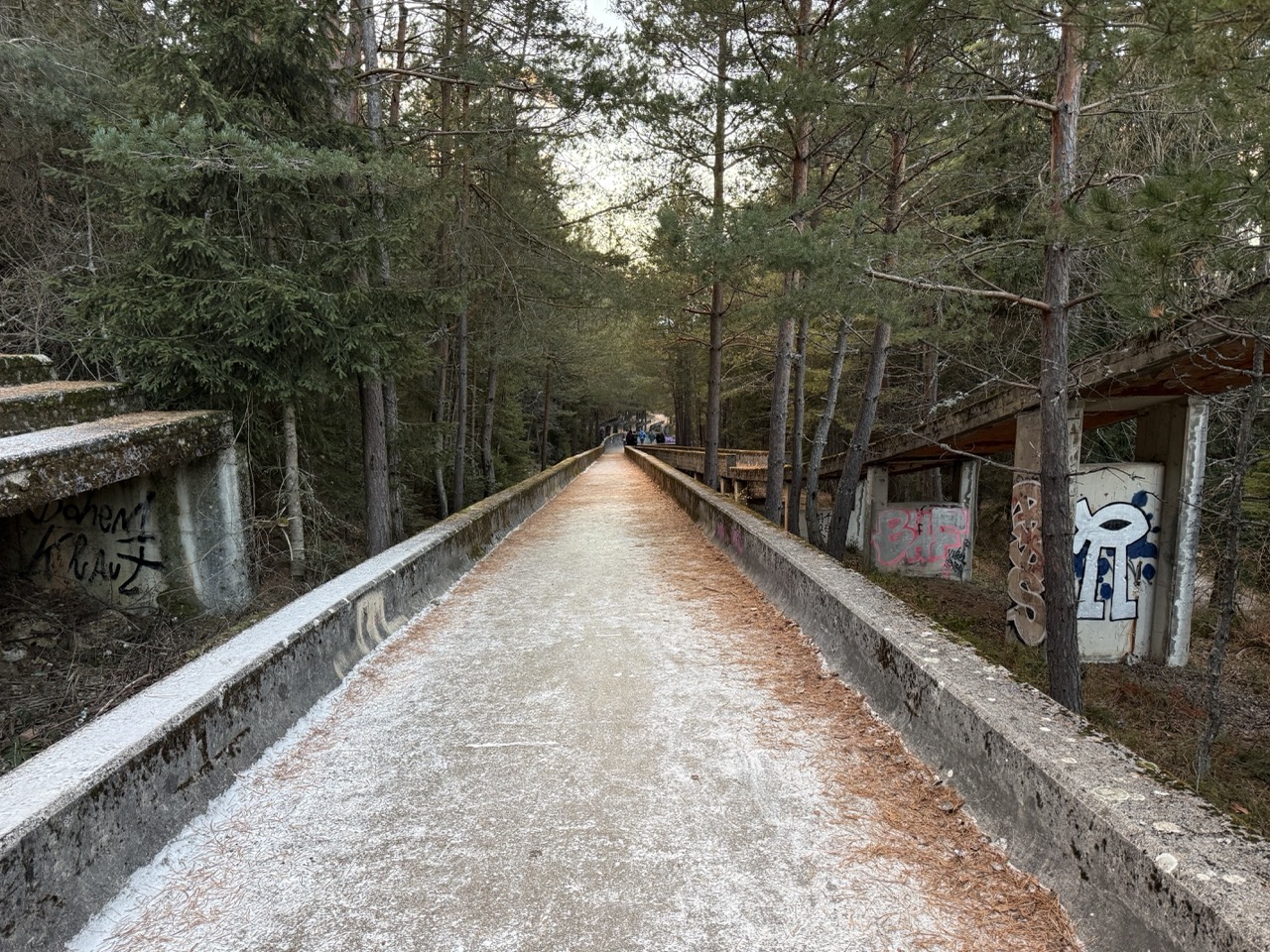 Bobsleigh track, Trebević